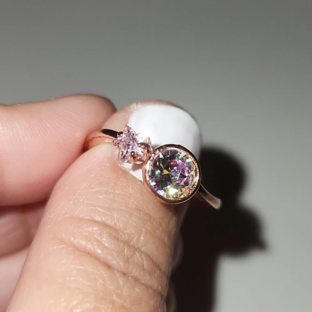 Fragrant Jewels Bypass Ring, Sz. 9 - Picture 8 of 8